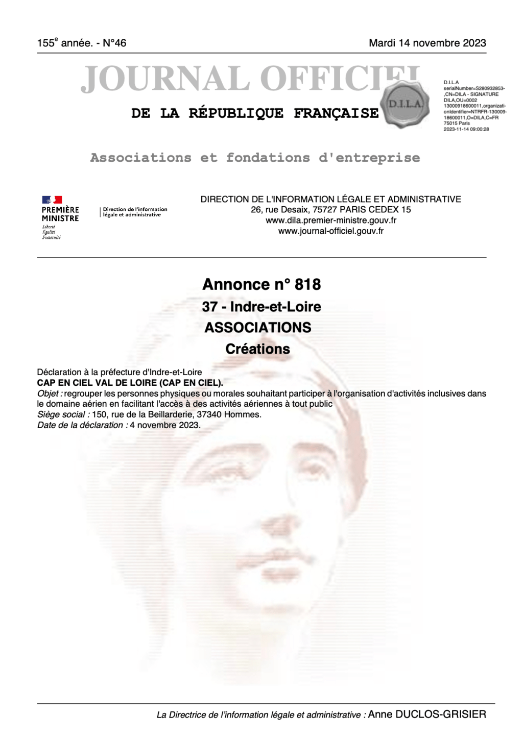 La création de l&rsquo;association